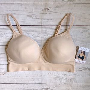 NWT Yummie by Heather Thomson Dawn Wire Free Contour Bra Nude Size Medium